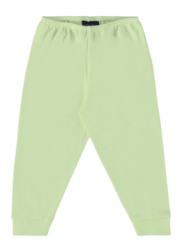 Guloseima - Calça Básica Unissex para Bebê Verde