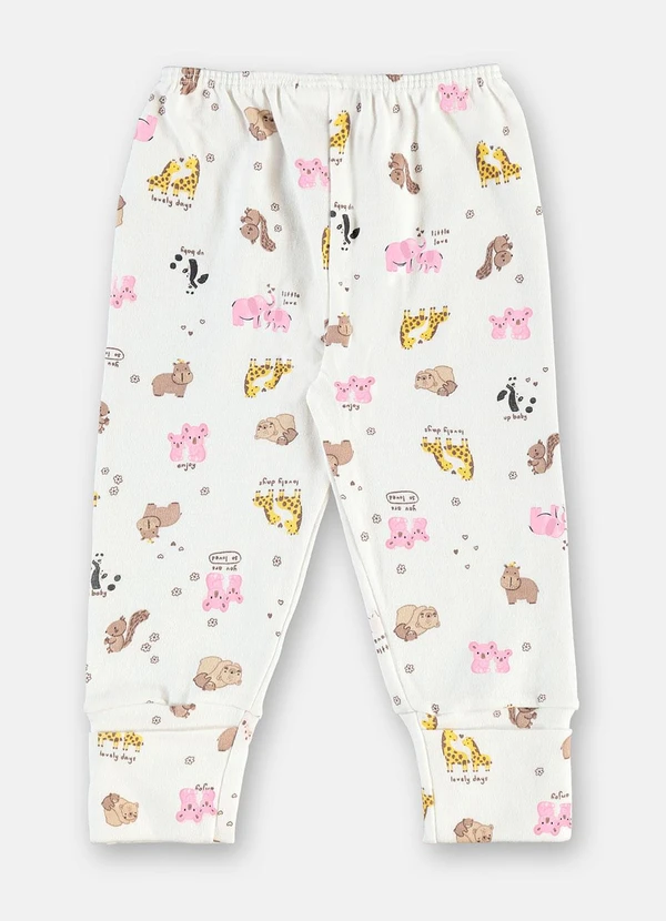 Up Baby - Calça Bebê Menina em Suedine Estampado 2