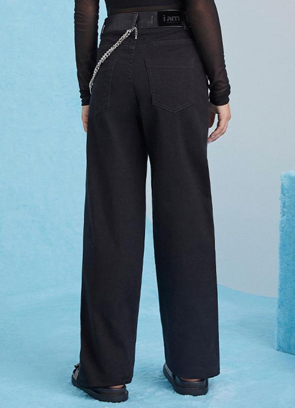 I Am - Calça Black Resinada Preto 2