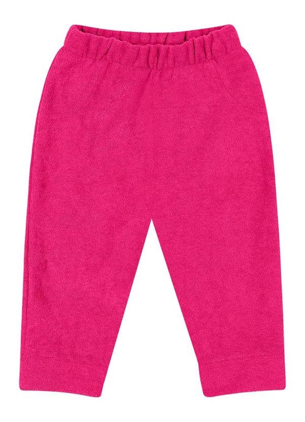 Alenice - Calça Bordado Ursinho Menina Rosa 5