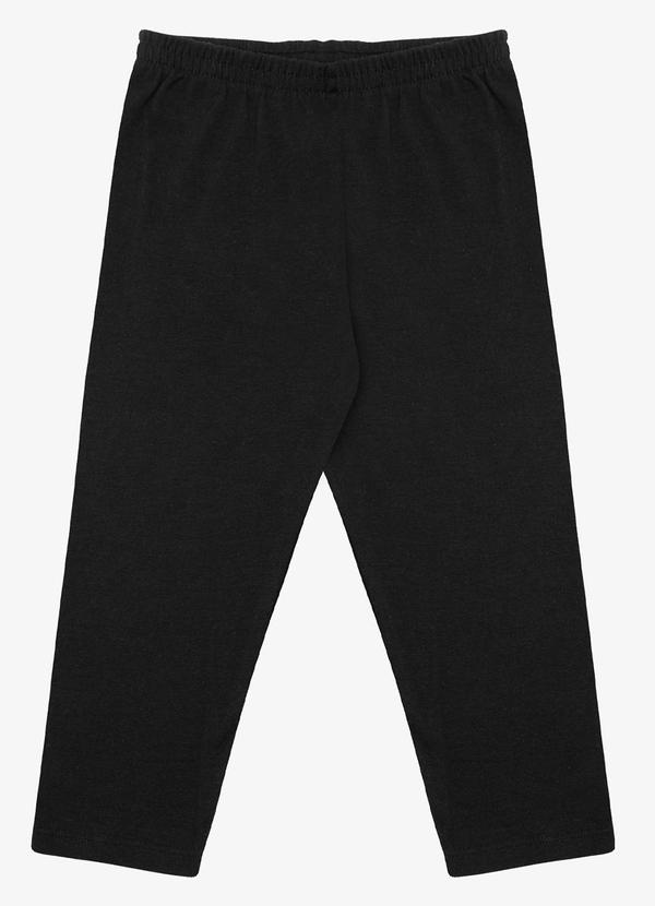 Infinita Cor - Calça Capri Infantil Preto