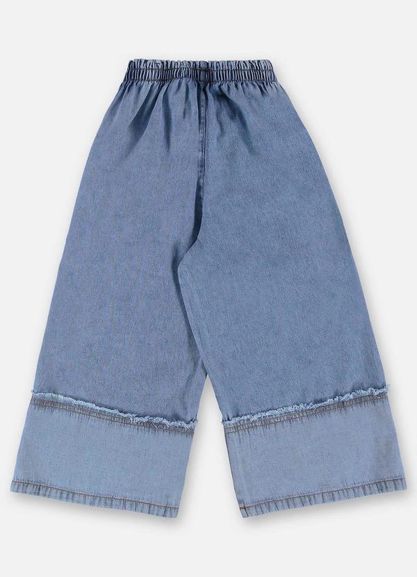 Up Baby - Calça Clochard Infantil em Jeans Azul 4