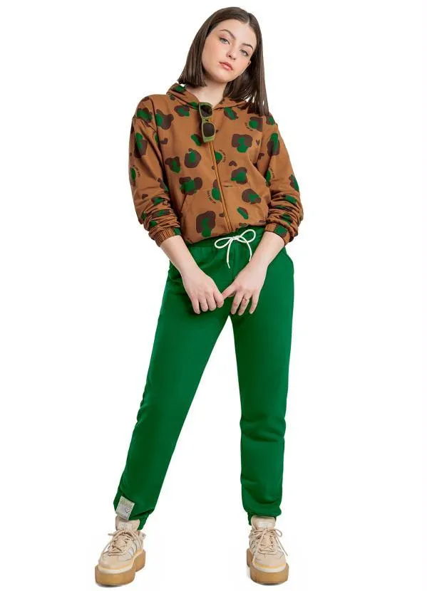 Gloss - Calça Clochard Juvenil Menina Verde 2