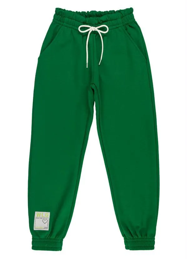 Gloss - Calça Clochard Juvenil Menina Verde 3