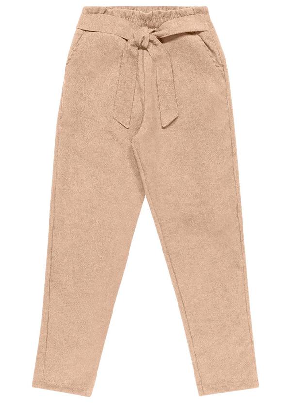 Alenice - Calça com Amarração Bege 3