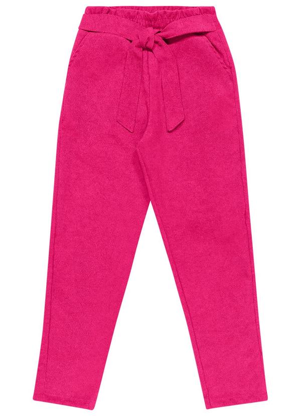Alenice - Calça com Amarração Rosa
