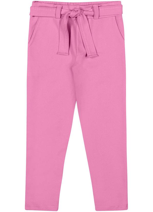 Alenice - Calça com Cinto Menina Rosa 3