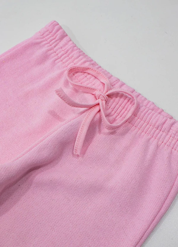 Turminha - Calça com Orelhas e Estampa - Menina Rosa 5