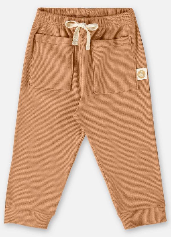 Up Baby - Calça Comfy Unissex para Bebês Marrom