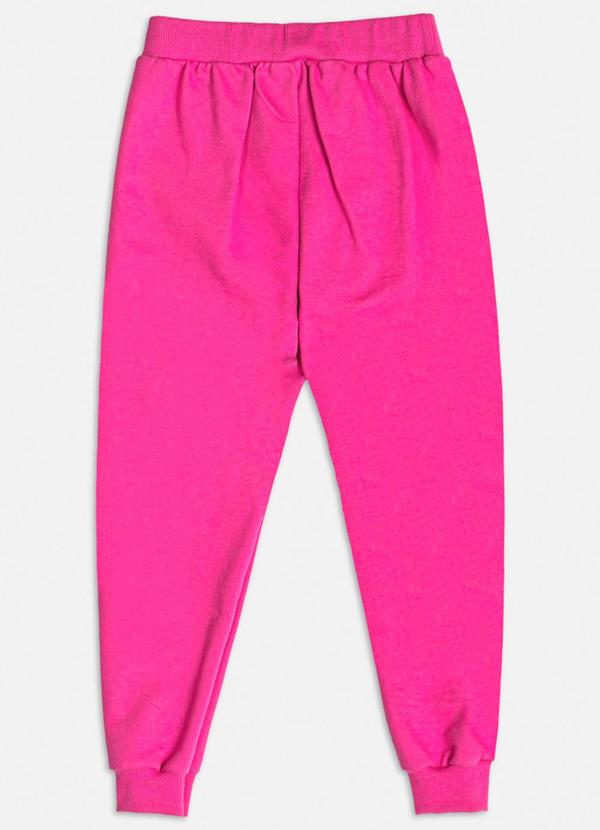 Momi - Calça de Moletom com Punho Rosa 2