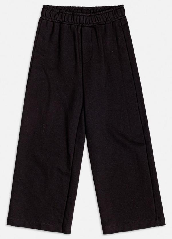 Momi - Calça de Moletom Pantalona Preto