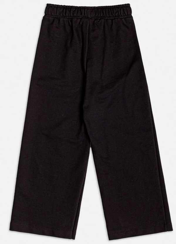 Momi - Calça de Moletom Pantalona Preto 2