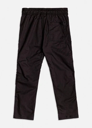 Youccie - Calça de Sarja com Bolso Traseiro Preto - YOUCCIE