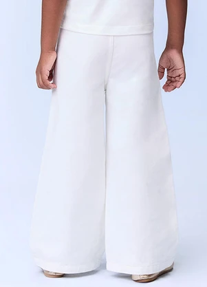 Momi - Calça de Sarja com Cinto Off White - MOMI