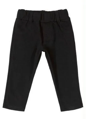 Up Baby - Calça em Molecotton com Felpa Preto - UP BABY