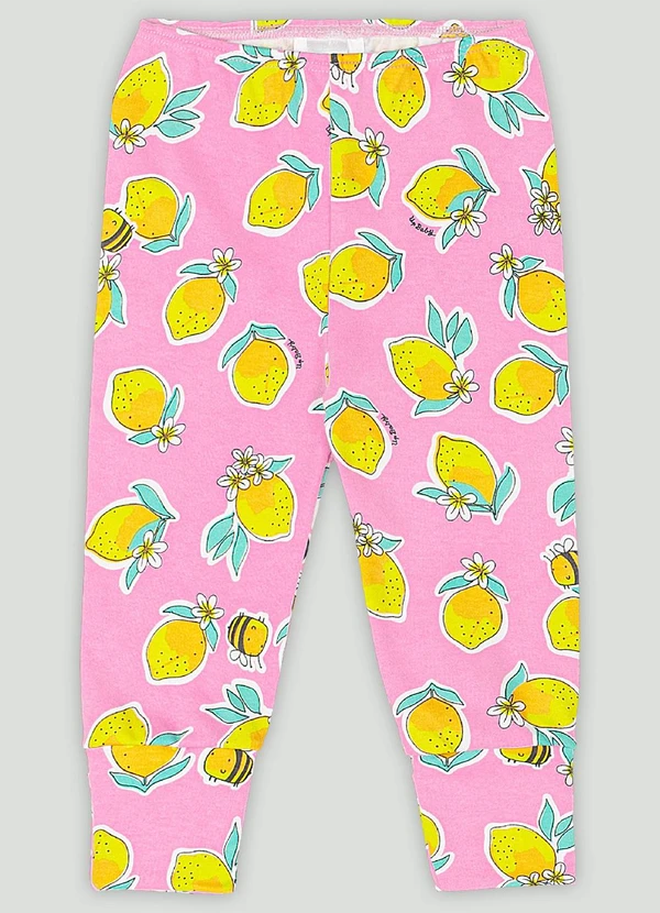 Up Baby - Calça em Suedine para Bebê Menina Up Baby Rosa