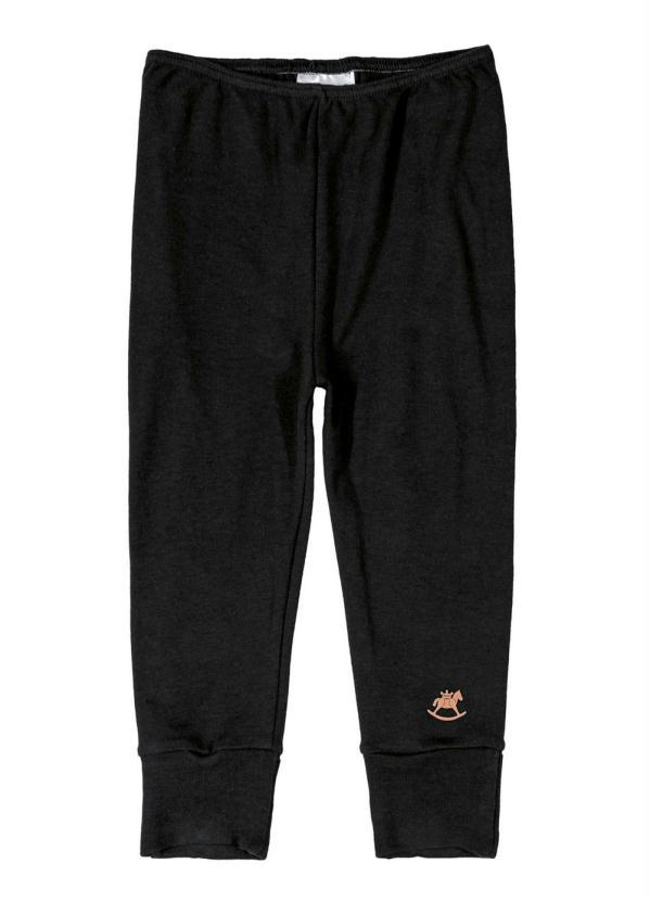 Up Baby - Calça em Suedine Preto