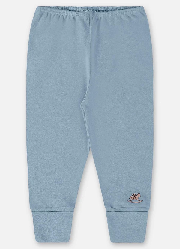 Up Baby - Calça em Suedine Unissex para Bebê Azul