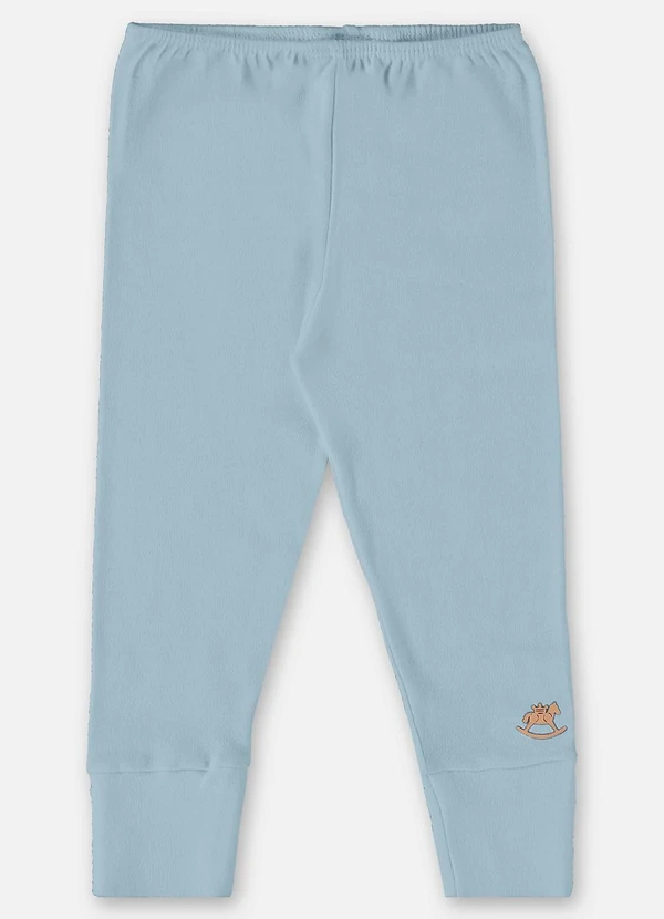 Up Baby - Calça em Suedine Unissex para Bebê Azul