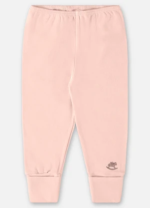 Up Baby - Calça em Suedine Unissex para Bebê Rosa - UP BABY