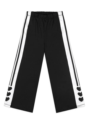 Quimby - Calça Esportiva Infantil em Poliéster Preto - QUIMBY