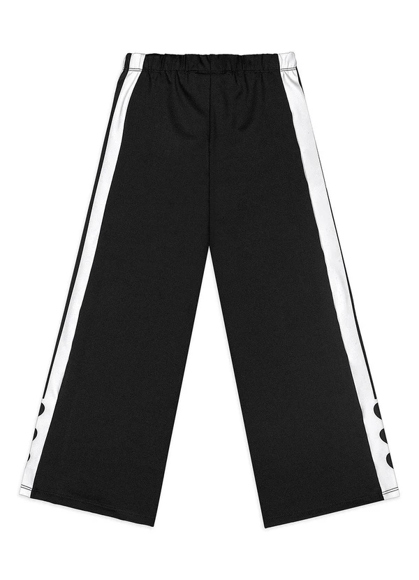 Quimby - Calça Esportiva Infantil em Poliéster Preto 2