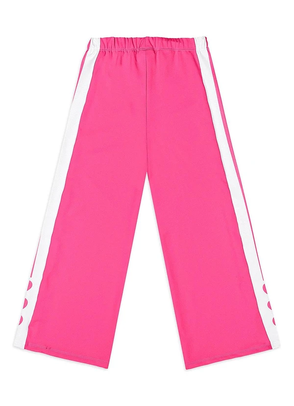 Quimby - Calça Esportiva Infantil em Poliéster Rosa 4