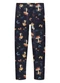 Alakazoo - Calça Estampada com Cós Elástico Bege - variação: Azul