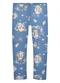 Alakazoo - Calça Estampada em Malha Soft Bege - variação: Azul