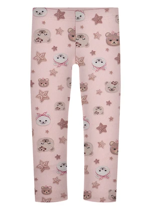 Alakazoo - Calça Estampada em Malha Soft Laranja - ALAKAZOO