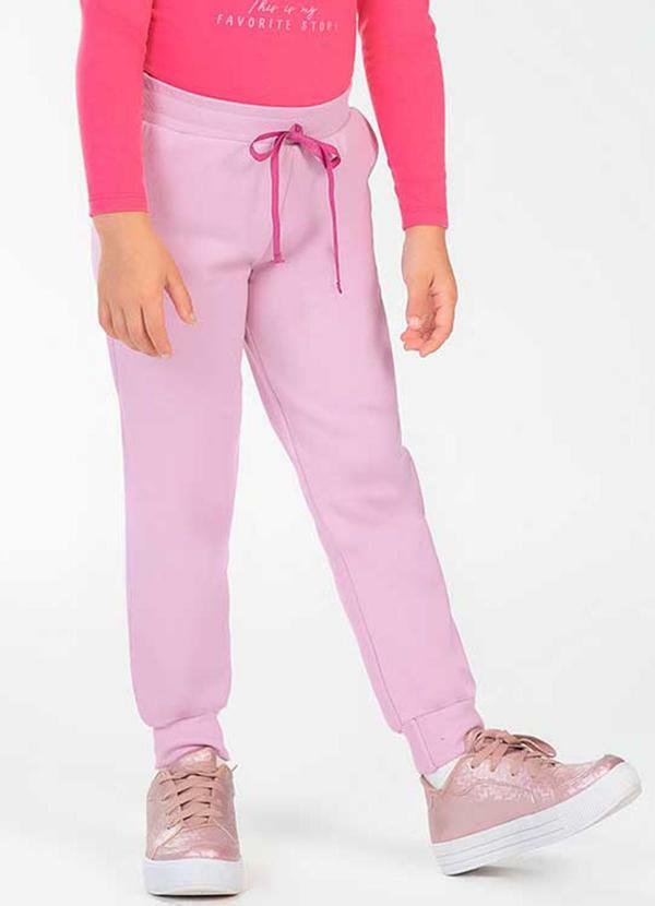 Cativa Kids - Calça Feminina Infantil Confortável Lilas