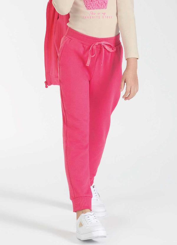 Cativa Kids - Calça Feminina Infantil Confortável Rosa