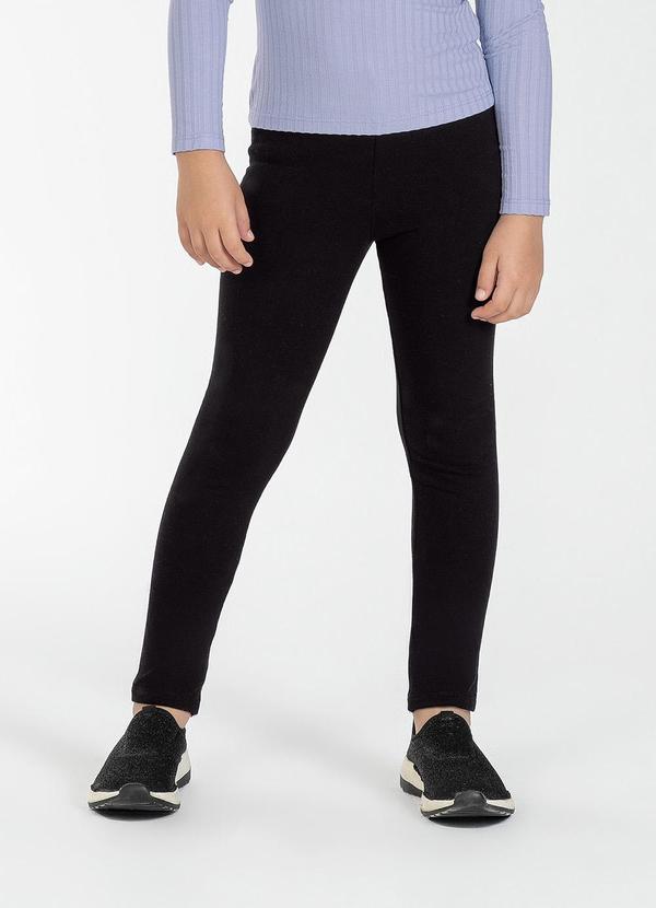 Cativa Kids - Calça Feminina Infantil Preto