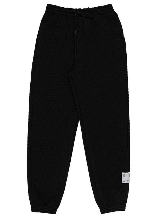 Authoria - Calça Feminino de Matelassê Preto