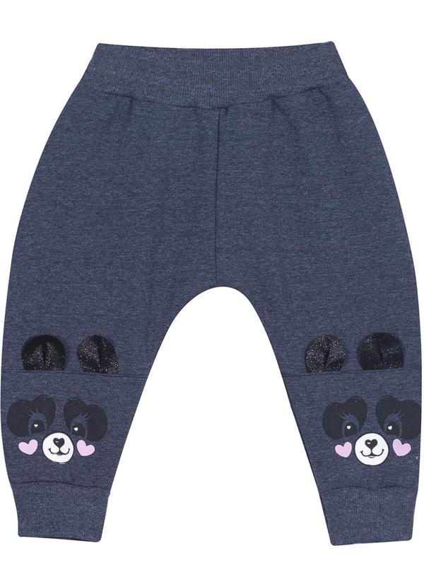 Sempre Kids - Calça Feminino Saroel Bear Cuteness Azul