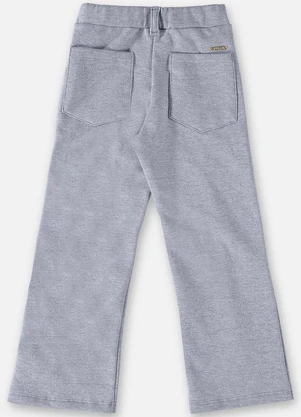 Up Baby - Calça Flare Básica Infantil Menina Cinza - UP BABY