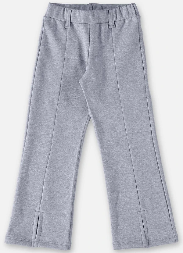 Up Baby - Calça Flare Básica Infantil Menina Cinza 1