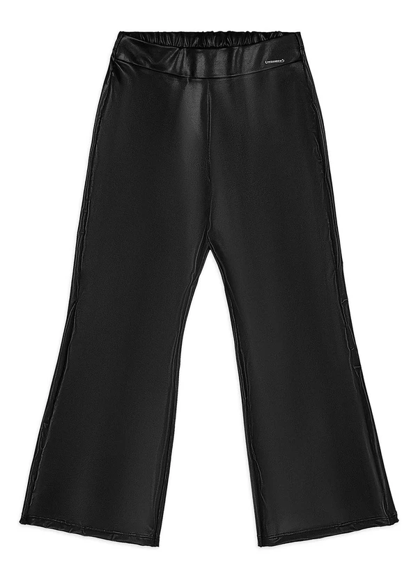 Quimby - Calça Flare em Cirrê Preto 3