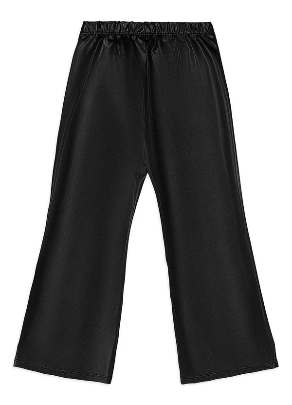 Quimby - Calça Flare em Cirrê Preto 4