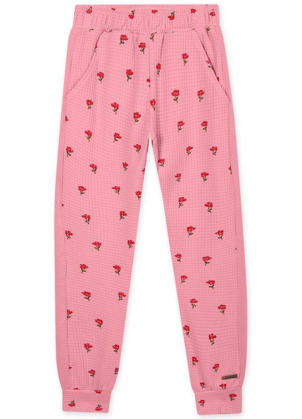 Lilica Ripilica - Calça Floral Infantil MeninaRosa