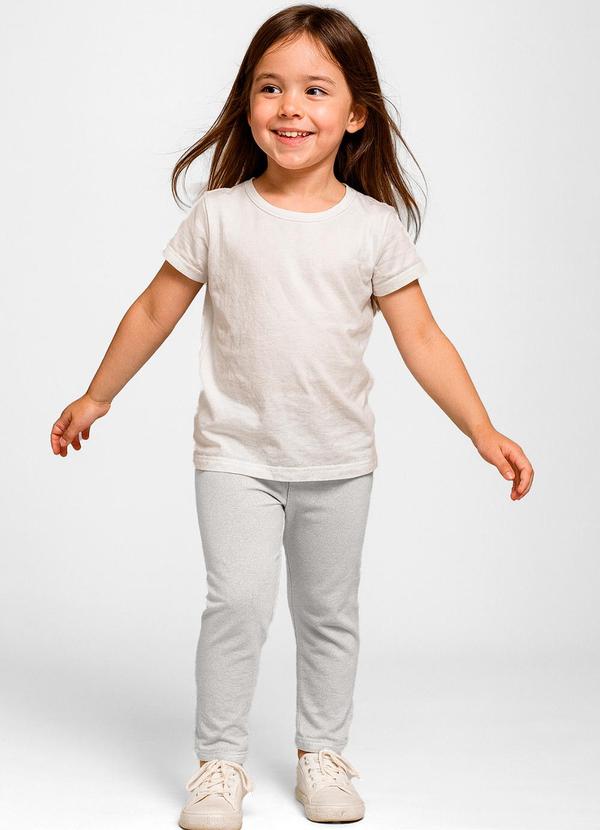 Infinita Cor - Calça Infantil Bege 3