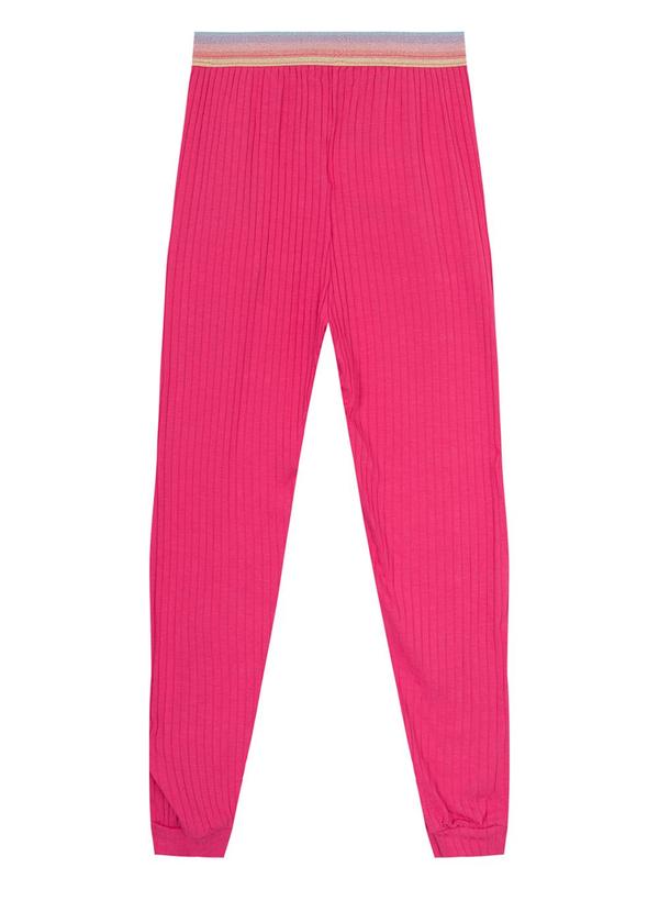 Select - Calça Infantil Canelada Rosa 2