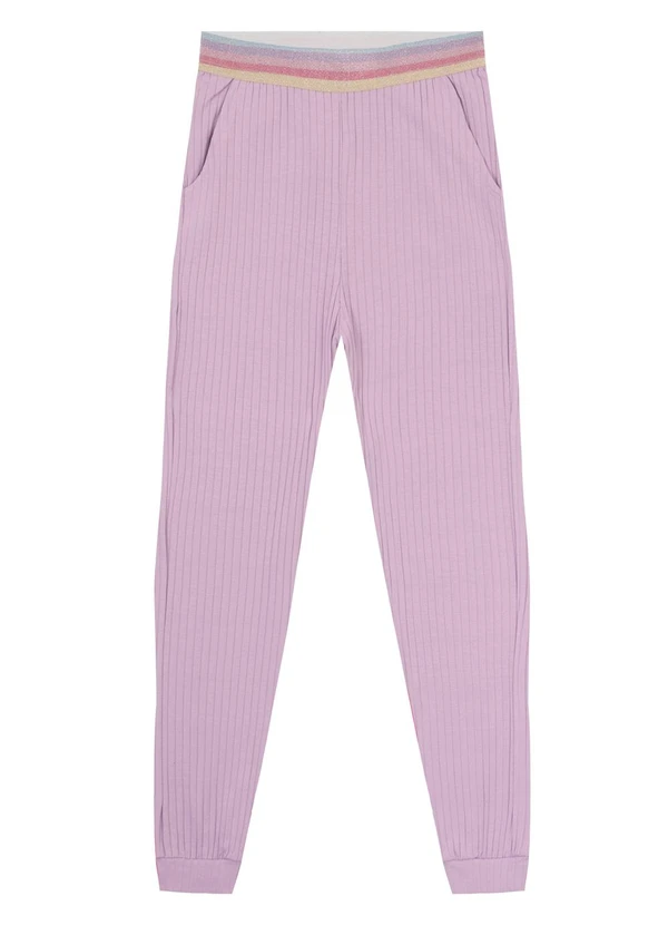 Select - Calça Infantil Canelada Select Roxo