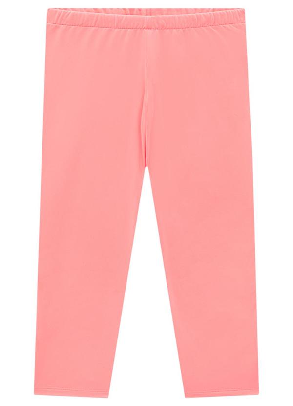 Marlan - Calça Infantil em Malha Térmica Unissex Rosa