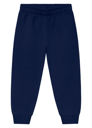 Duduka - Calça Infantil em Moletom Azul - DUDUKA