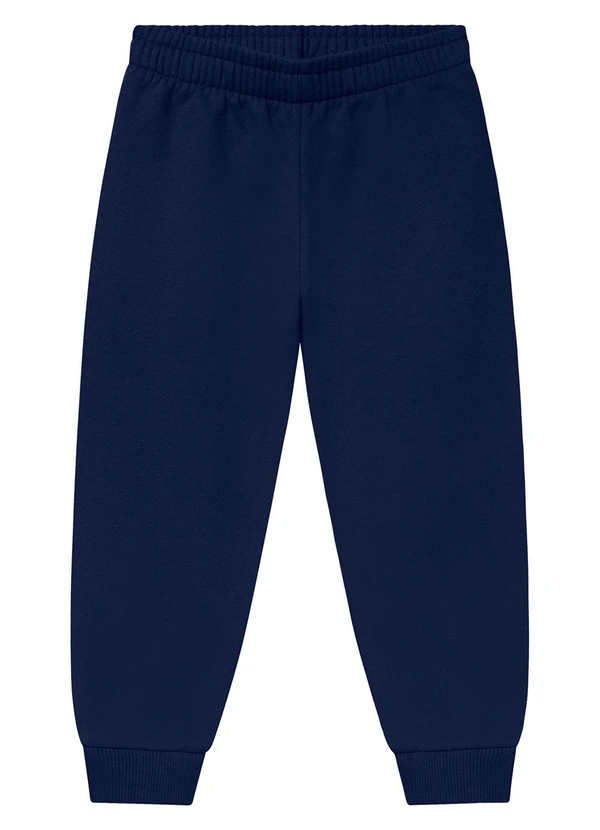Duduka - Calça Infantil em Moletom Azul