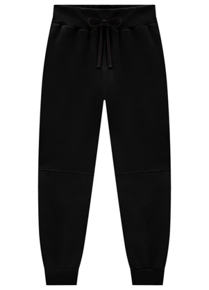 Marlan - Calça Infantil em Moletom Felpado Preto - MARLAN
