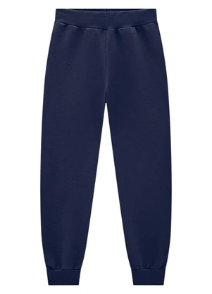 Marlan - Calça Infantil em Moletom Felpado Unissex Azul - MARLAN