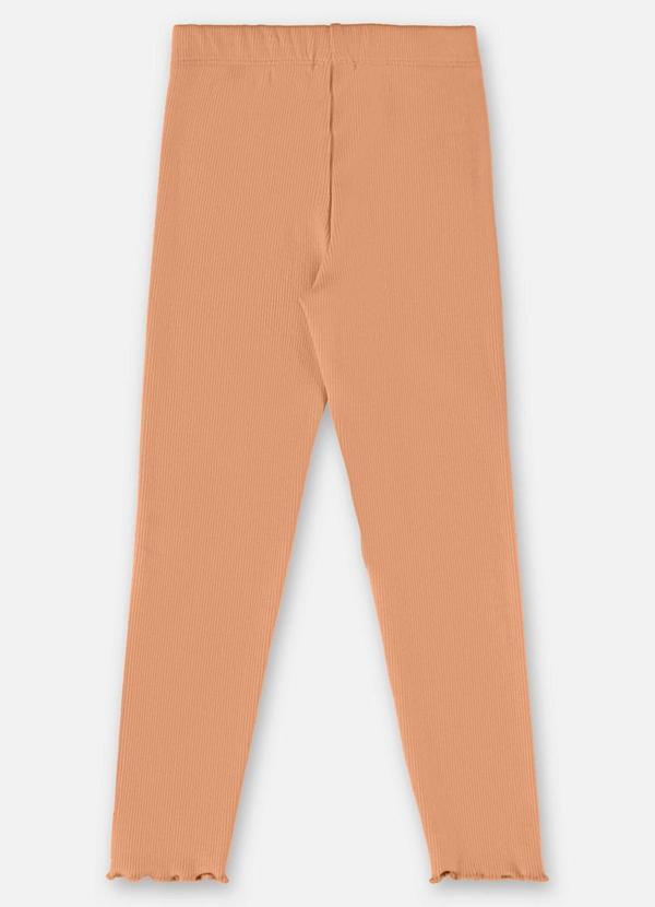 Up Baby - Calça Infantil em Ribana Canelada Marrom 2