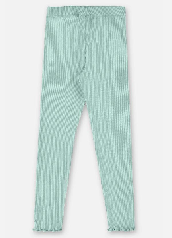 Up Baby - Calça Infantil em Ribana Canelada Verde 2